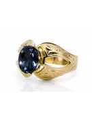Ring Vintage Saphir 14 Karat Gelbgold vrc135y